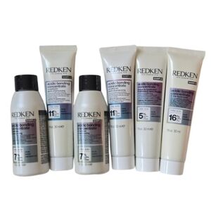 Redken Acidic Bonding Conc. Shampoo, Conditioner, Leave-in Treatment, 5min Mask